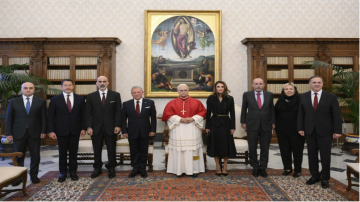 الملك يدعو البابا لاون الرابع عشر لزيارة موقع عماد السيد المسيح في الأردن الملك يدعو البابا لاون الرابع عشر لزيارة موقع عماد السيد المسيح في الأردن