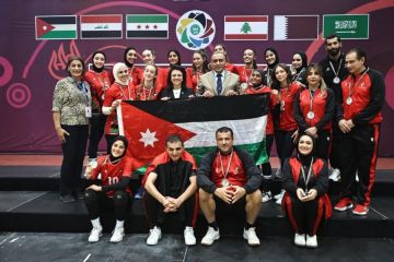 منتخب السيدات للكرة الطائرة يحرز فضية بطولة غرب آسيا الثانية