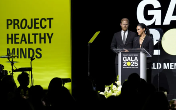 الأمير هاري وميغان ماركل يتسلمان جائزة الشخصية الإنسانية في اليوم العالمي للصحة النفسية