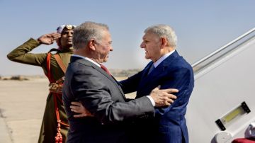 الرئيس العراقي يغادر الأردن
