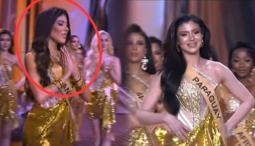 بعد خطأ سمعي وارتباك المذيع.. موقف محرج لملكة جمال على الهواء بعد خطأ سمعي وارتباك المذيع.. موقف محرج لملكة جمال على الهواء