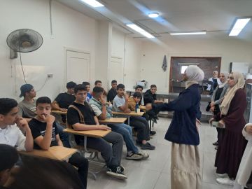 مركز شباب وشابات الصريح ينظم زيارة إلى مركز التدريب المهني