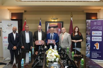 عمان الأهلية توقع مذكرة تعاون مع شركة أوبتيمام بارتنرز الأردن
