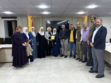 العمل الإسلامي وكتلته النيابية يكرمون مجموعة نشطاء شاركوا في أسطول الصمود 