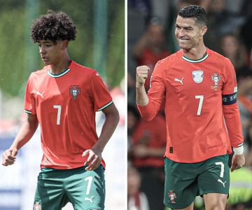هل نشهد رونالدو وابنه في مباراة واحدة هل نشهد رونالدو وابنه في مباراة واحدة