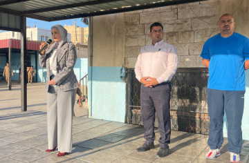 السواريس تشارك الطلبة فعاليات الطابور الصباحي في مدرسة سلبود الأساسية للبنين السواريس تشارك الطلبة فعاليات الطابور الصباحي في مدرسة سلبود الأساسية للبنين