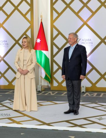 الملك وميلوني يترأسان جولة جديدة من مبادرة اجتماعات العقبة في روما