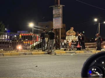 بالصور...تدهور مركبة وانقلابها في شارع الستين غرب اربد بالصور...تدهور مركبة وانقلابها في شارع الستين غرب اربد