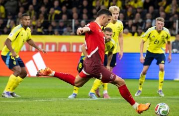 تصفيات مونديال 2026.. سويسرا تهزم السويد في عقر دارها تصفيات مونديال 2026.. سويسرا تهزم السويد في عقر دارها