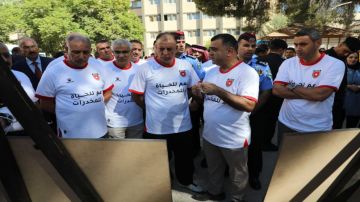 الفراية والمعايطة يشهدان إطلاق حملة نعم للحياة .. لا للمخدرات  الفراية والمعايطة يشهدان إطلاق حملة نعم للحياة .. لا للمخدرات