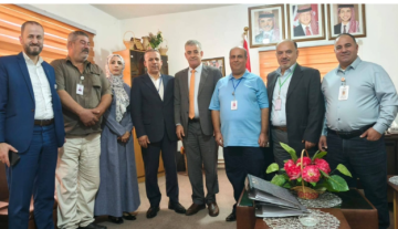 أمين وزارة الثقافة يتفقد سير العمل في مديرية المفرق