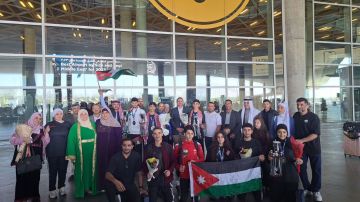 استقبال حافل لأبطال المنتخب الأردني للكيك بوكسينغ بعد مشاركتهم المشرّفة في كأس العالم – أوزبكستان 2025 استقبال حافل لأبطال المنتخب الأردني للكيك بوكسينغ بعد مشاركتهم المشرّفة في كأس العالم – أوزبكستان 2025