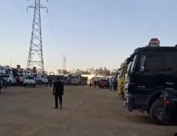اعتصام سائقي الشاحنات في عمان احتجاجا على مواقع التفريغ وارتفاع كلفة التشغيل