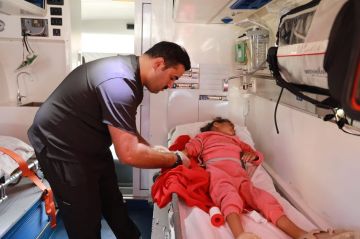 القوات المسلحة تقوم باجلاء دفعة جديدة من أطفال غزة للعلاج في المملكة