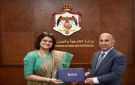 الخارجية تتسلم رسالة اعتماد رئيسة بعثة المنظمة الدولية للهجرة - jo