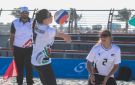 منتخب الشابات للكرة الطائرة الشاطئية يفوز على البحرين - jo