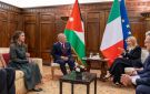 الملك وميلوني يشددان على ضرورة إيصال المساعدات بكميات كافية إلى غزة - jo