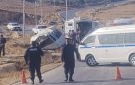 23 إصابة بحادث تدهور باص على طريق إربد زوبيا - jo