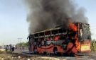 مصرع 20 شخصا في حريق حافلة غربي الهند - jo