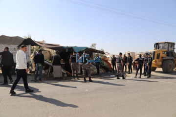 بالصور .. حملة لإزالة البسطات والأكشاك المعتدية على الشارع العام في قضاء الظليل