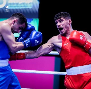 زياد عشيش يتأهل لنهائي الملاكمة في دورة التضامن الإسلامي زياد عشيش يتأهل لنهائي الملاكمة في دورة التضامن الإسلامي