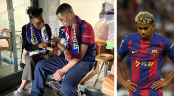 الابن ينفصل والأب يحتفل ..  والد يامال "يخطب" شابة تكبر نجم برشلونة بـ5 سنوات