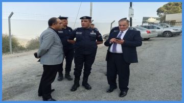 إزالة 7 بسطات ومعرشات عشوائية عند مدخل قلعة عجلون