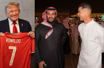 رونالدو يتحدث عن ولي العهد السعودي وترامب