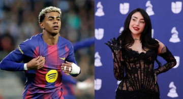 نيكول تنسى لامين يامال وتظهر مع نجم جديد