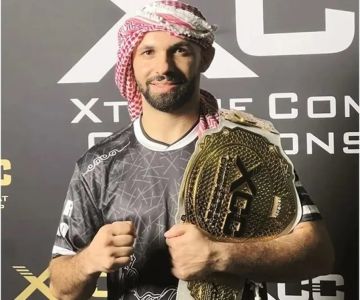 الأردني زقزوق أول عربي يحمل حزام بطولة العالم للمحترفين بـ المواي تاي