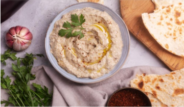 طريقو عمل بابا غنوج بالطحينة طريقو عمل بابا غنوج بالطحينة