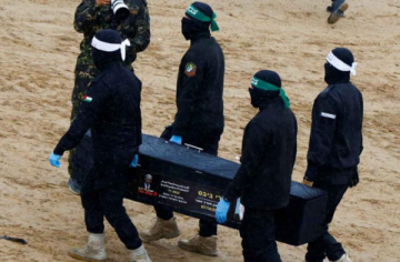 أحدها لعقيد .. حماس تسلم 3 جثث إسرائيلية