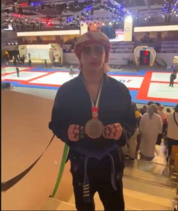 الأردني عبد الحميد حوسة يحصد برونزية العالم في بطولة الجوجيتسو بأبوظبي