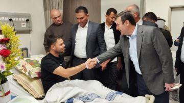 عزم النيابية تزور مصابي المداهمة الأمنية في الرمثا عزم النيابية تزور مصابي المداهمة الأمنية في الرمثا