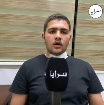 الطالب طلال ابو الفيلات ووالده يروون ما حدث مع إبنهم الذي تعرض للضـرب باداة حادة في الرقبة - فيديو