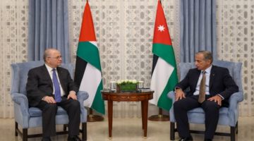 حسان و نظيره الفلسطيني يؤكدان ضرورة تمكين قوة تثبيت الاستقرار الدولية من الاضطلاع بدورها