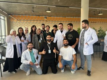 كلية الصيدلة في جامعة الشرق الأوسط تنظم فعالية توعوية بمناسبة الأسبوع العالمي للمضادات الحيوية