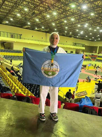 جامعة الزرقاء تحصد المركز الثاني والميدالية الفضية في بطولة الصقور للتايكوندو جامعة الزرقاء تحصد المركز الثاني والميدالية الفضية في بطولة الصقور للتايكوندو