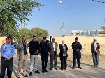 بهمتنا نحمي بيئتنا تنطلق من أمام مدرسة الجوفة الثانوية للبنات