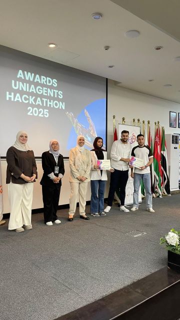جامعة الزرقاء تحقق إنجازا متميزا في مسابقة قفزة UniAgents Hackathon 2025
