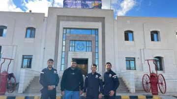 متطوعو دفاع مدني معان يزورون مديرية الدفاع المدني استعدادا للمنخفض متطوعو دفاع مدني معان يزورون مديرية الدفاع المدني استعدادا للمنخفض