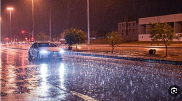 هطول للامطار المصحوبة بالبرق والرعد في محافظتي عجلون وجرش