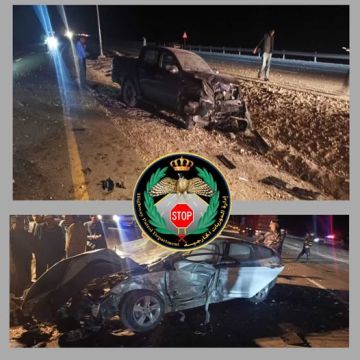 5 اصابات في حادث سير على الطريق الصحراوي