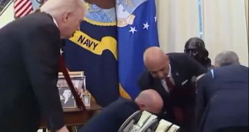 حالة إغماء تربك مؤتمرا صحفيا لترامب .. فيديو