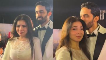 فيديو.. أول ظهور لمي عز الدين وزوجها ورسالة خاصة إلى تامر حسني