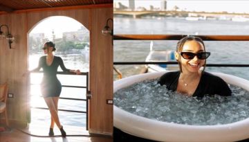 تقنية التبريد للتعافي بعد التمارين.. تفاصيل تجربة بسمة بوسيل مع الاستشفاء بالثلج