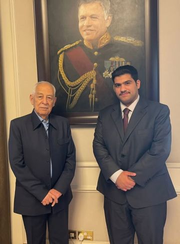 آل خطاب يلتقي العيسوي لبحث تطوير أنشطة فريق كلنا خلف قيادتنا الهاشمية