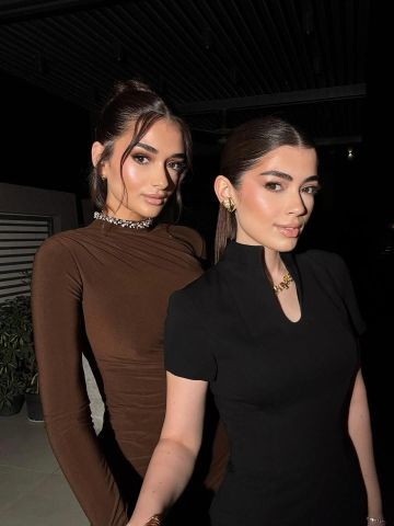 مكياج متماثل لـ ليلى وملك زاهر .. هل ناسبهما؟