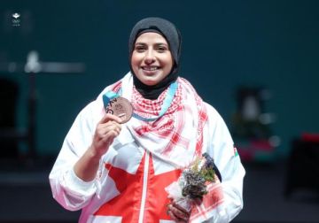 برونزية جديدة لأسماء عيسى في نهاية منافسات التضامن الإسلامي