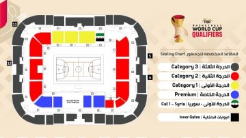 المنتخب الوطني لكرة السلة يلتقي نظيره السوري غدا وطرح تذاكر مجانية إضافية للجمهور